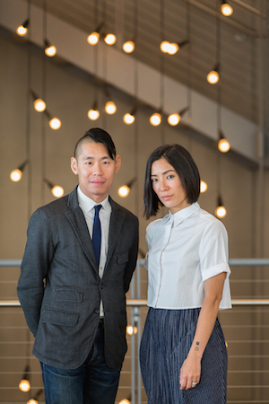 Christopher Y. Lew and Mia Locks, curators of the Whitney Biennial 2017. Photo by Scott Rudd © 2016.