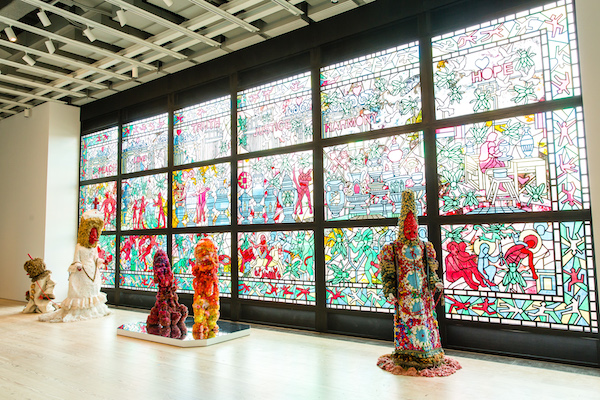 Away with escapism: The 2017 Whitney Biennial reflects our dark times 5 Installation view: Raúl De Nieves, “beginning & the end neither & the otherwise betwixt & between the end is the beginning & the end” (2016). Collection of the artist; courtesy Company Gallery, NY; photo by Matthew Carasella.