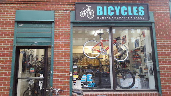 The Mettle for Pedal: Enoch’s Bike Shop is a Wheel Wonder 2 Enoch's Bike Shop has occupied various locations in Hell’s Kitchen in 1983. Photo by Dusica Sue Malesevic.