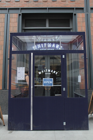 Burger Joint Puts Meat on the Bones of an Emerging Neighborhood 3 Whitmans’ new location sits on the edge of Hudson Yards. The emerging neighborhood is literally being built up all around the restaurant. Photo by Dennis Lynch.