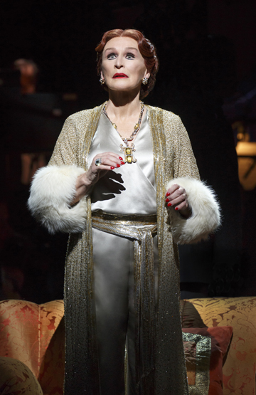 Nearly a quarter-century after she first won a Tony for “Sunset Boulevard,” Glenn Close once again inhabits Norma Desmond. | JOAN MARCUS