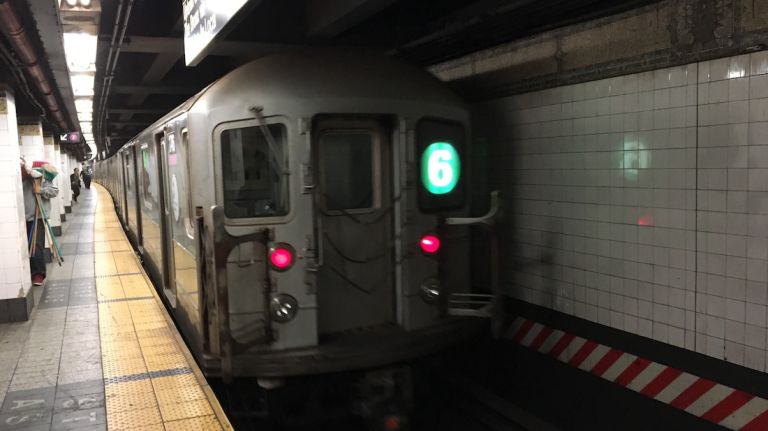 A man was stabbed on a 6 train at the Pelham Bay Park station in the Bronx on Wednesday, March 15, 2017, police said.