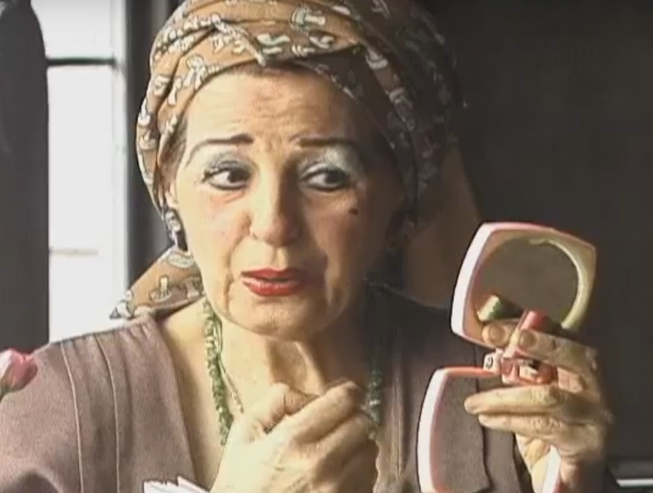 Mary Tahmin in the 2001 short film "The Switch," which was set and filmed at Chelsea Market and is viewable on YouTube.