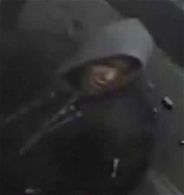 A surveillance camera image of the alleged Lower East Side push-in mugger suspect. Courtesy N.Y.P.D.