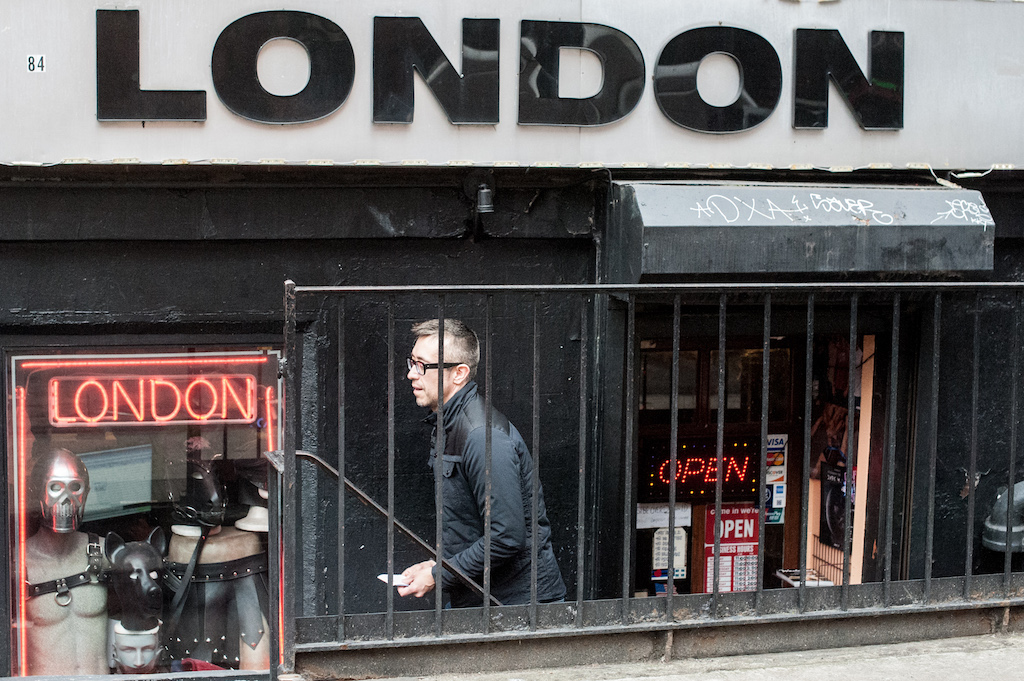 A leather shop on Christopher St. still seems to be going strong.