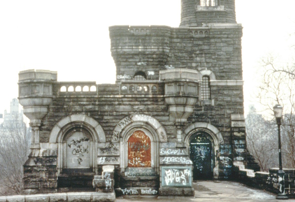 Belvedere Castle before the 1983 restoration. | CENTRAL PARK CONSERVANCY