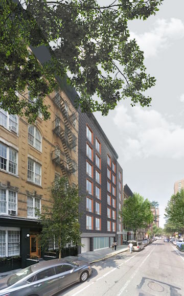 A rendering of a supportive housing development for 17 families headed by women planned for East 91st Street. | WOMEN IN NEED: WIN