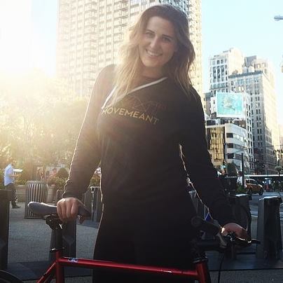 A photo of Kelly Hurley on her Facbook page. She was an avid cyclist and loved riding around the city.