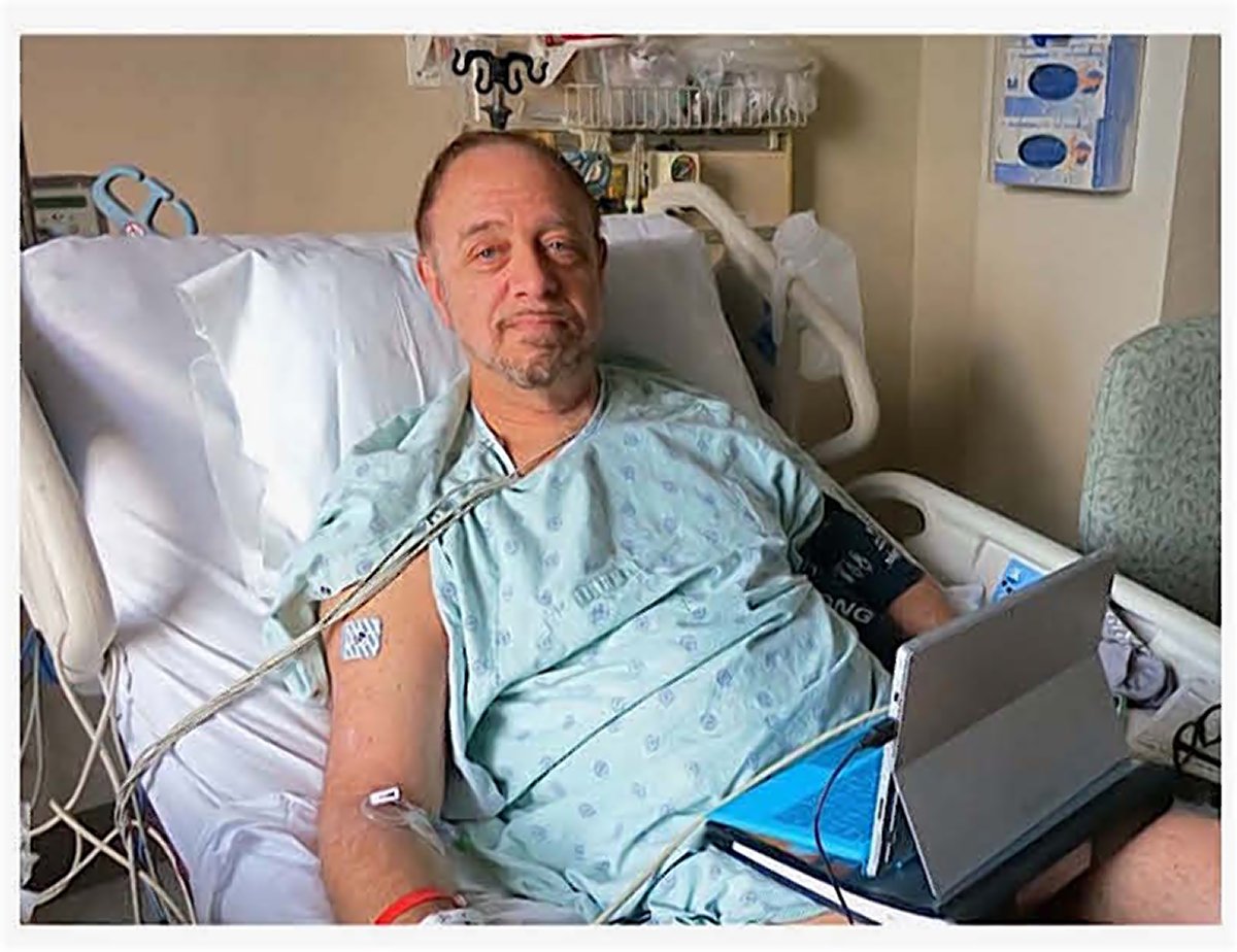PROGRESS REPORT: I survived, but will Lower Manhattan healthcare? 1 Arthur Schwartz recovering at Beth Israel Hospital this past January after undergoing cardiac surgery. Photo by Maggie Berkvist