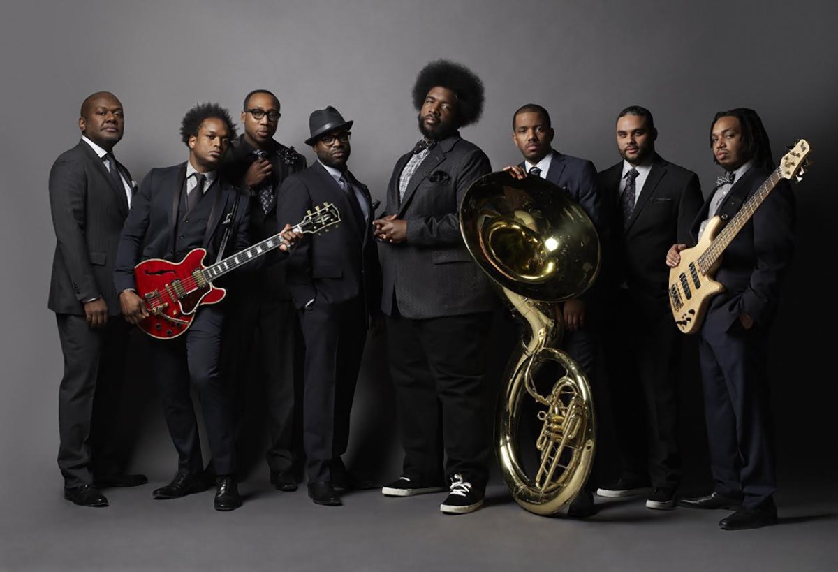 The Roots will be playing the Third Street Music School’s spring gala on Mon., May 8. Music school alum Dave Guy, who plays trumpet with the band, isn’t pictured here, but you will definitely hear his horn at Capitale on Monday night.