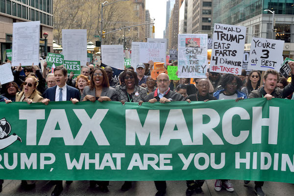 - NYC Tax March - - © Donna F. Aceto -  -Not to be Used  Without Permission-