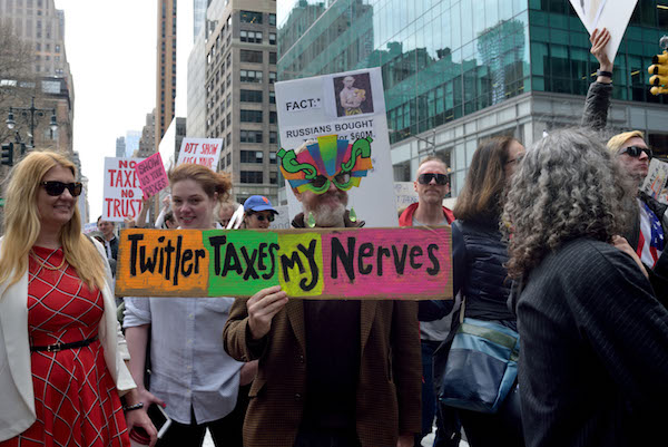 - NYC Tax March - - © Donna F. Aceto -  -Not to be Used  Without Permission-