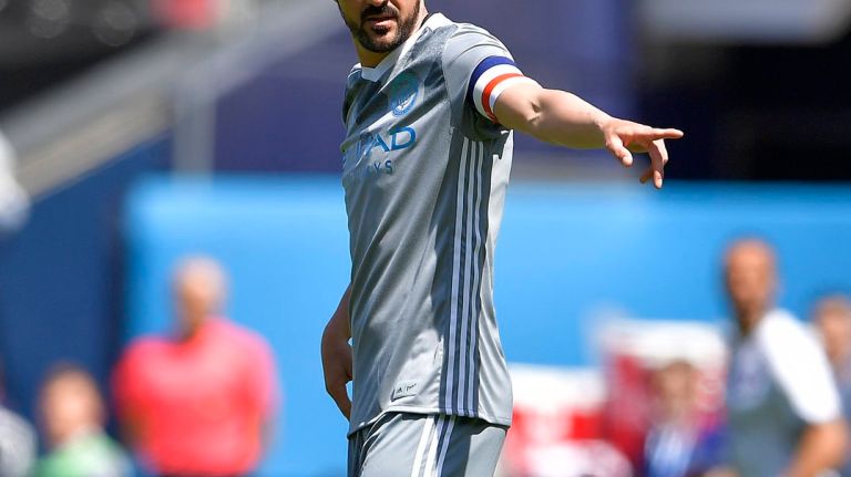 David Villa leads New York City FC with six goals scored this season.