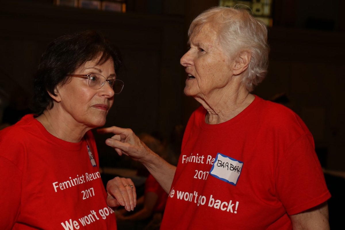 Veteran feminists show they’re young at heart at reunion 1