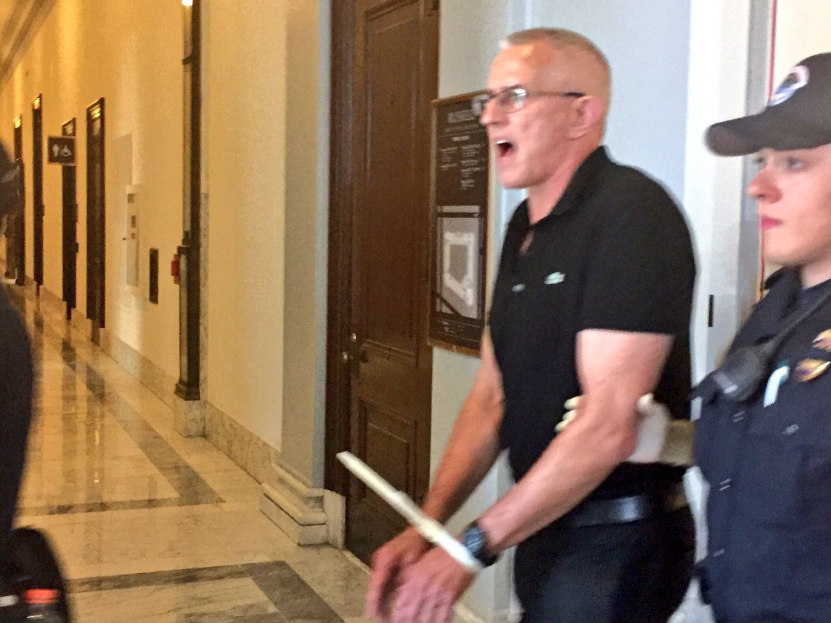 With Senate Sit-In, Health Care Advocates Refuse to Gamble that McConnell Will Fail 2