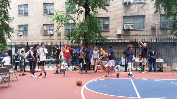 B-Ballers Back to Sinking Baskets at Renovated Court 2