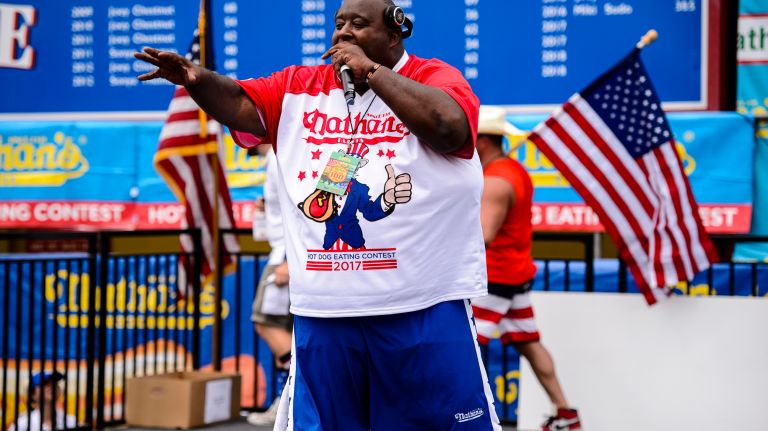 Nathan's Hot Dog Eating Contest 2017: Photos from the Coney Island event 19 Nathan's Annual Hot Dog Eating Competition in Coney Island, Tuesday, July 4, 2017.