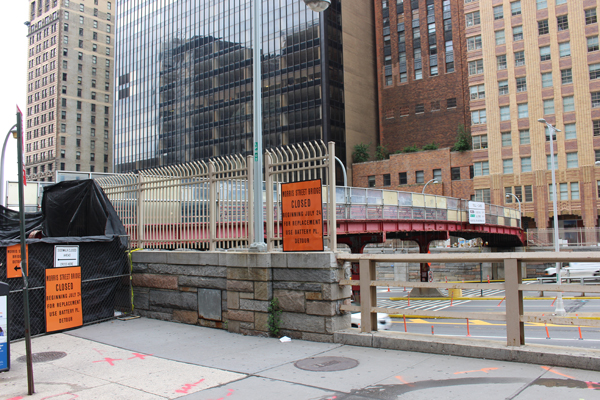 Morris Street Pedestrian Bridge closed until the end of the year 1