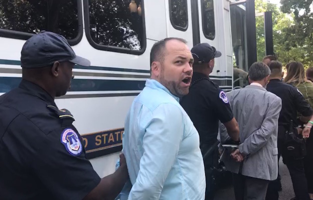 With Senate Sit-In, Health Care Advocates Refuse to Gamble that McConnell Will Fail 1