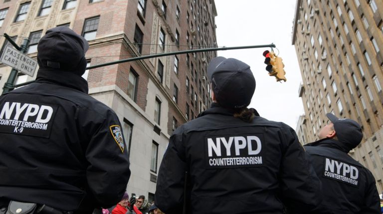 Members of the NYPD counterterrorism unit.
