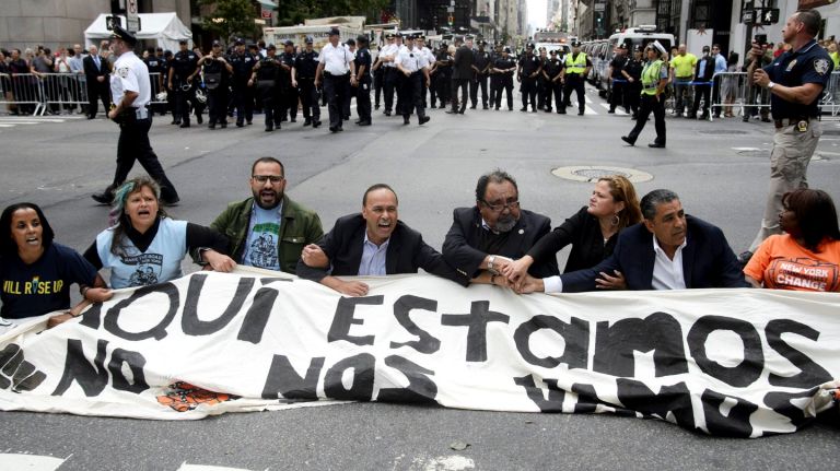 Trump Tower protest over DACA leads to arrests