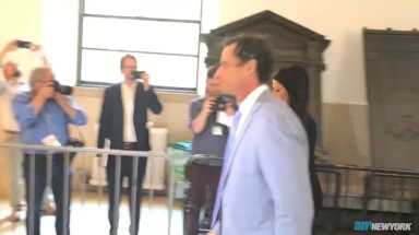 Anthony Weiner, Huma Abedin leave divorce court together