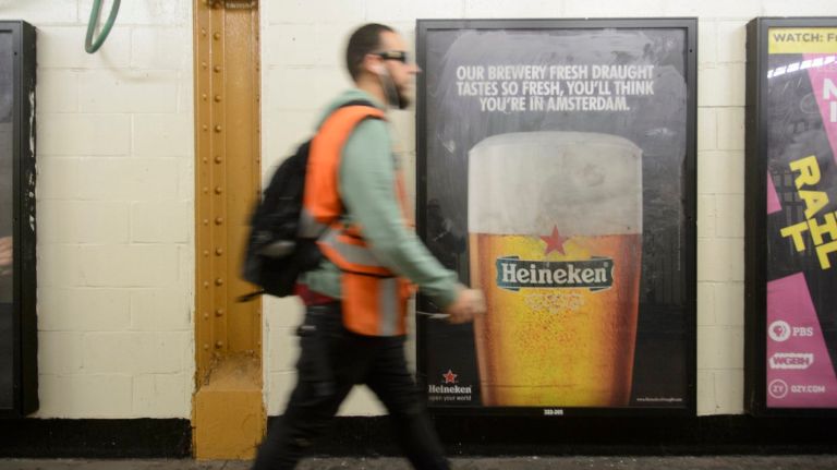 MTA bans alcohol advertising on trains, buses and at all rail stations 2 Alcohol ads, per an MTA board vote on Oct. 25, 2017, have been banned on agency property.