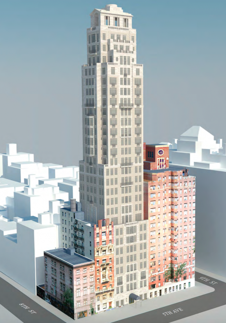 Too-tall tower shown in 5th Ave. design plan 1