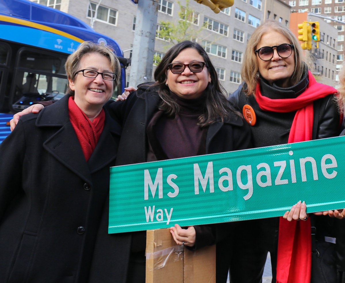 Yes 'Way' for Ms. magazine! Mendez, Steinem and Co. unveil new street sign 2 ms-magazine-way-2017-11-30-vcopy,VIL,PRINT_WEB,WEB