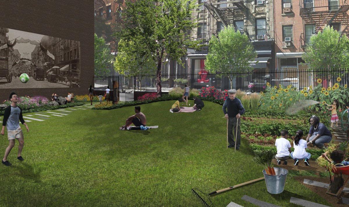 The priority is clear: Senior housing over garden 4