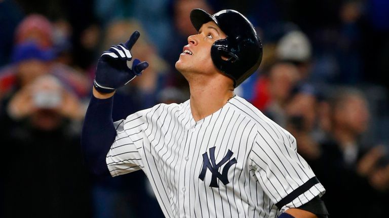 Aaron Judge hit 52 home runs last season to set a new rookie record.