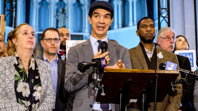 Councilmen Jumaane Williams, Ydanis Rodriguez, arrested at Foley Square protest, want answers on police tactics 2 Ydanis Rodriguez speaks at a rally supporting immigrants and human rights at Holyrood Episcopal Church on West 179th Street in Washington Heights, Wednesday, Jan. 17, 2018.