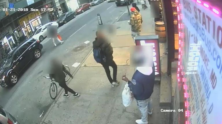 Midtown shooting caught on surveillance video