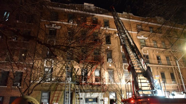 Changes to housing rules can save lives 2 Firefighters at the scene of a four-alarm blaze on Prospect Ave near East 185th Street in the Belmont section of the Bronx last month.