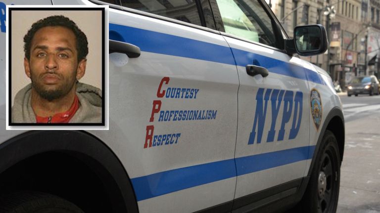 Robert Rivera, left, was arrested in connection with a hit-and-run crash that injured an NYPD officer on Thursday, Feb. 22, 2018, police said.