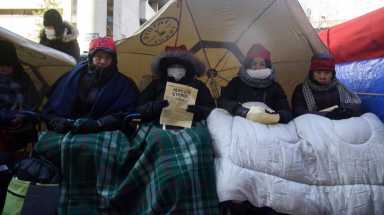 Bowery hunger strike