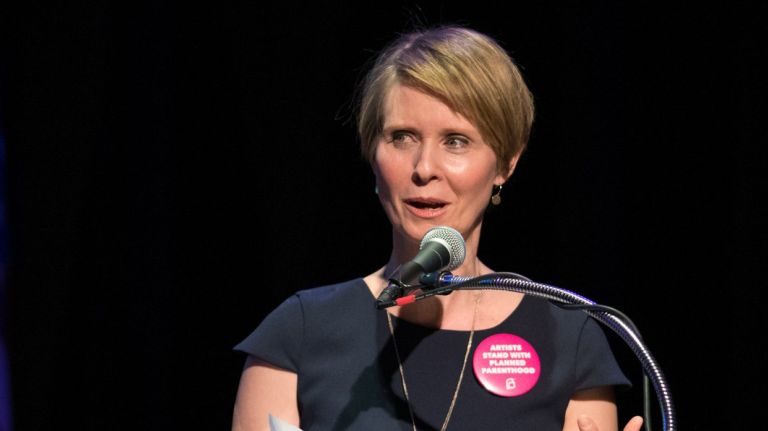 Cynthia Nixon announced her candidacy for New York governor on Monday.