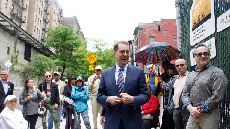 Washington Heights residents say noisy DOT truck facility is ‘too much’ for the neighborhood 1 Councilman Mark Levine renewed calls for turning a Department of Transportation site located at 672 W. 158th St. into affordable housing on Tuesday.