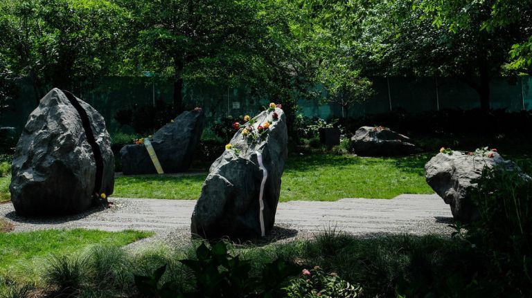 Greenwich Village memorial honors Pulse nightclub shooting victims, LGBTQ history 2 A new LGBT memorial in Hudson River Park is designed to commemorate the victims of the 2016 Pulse nightclub shooting in Orlando, Fla.