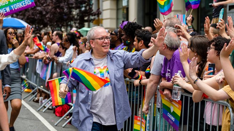 Pride parade NYC: Photos of the 2018 march through Manhattan 42 NYC Comptroller Scott Stringer greets spectators along the parade route.
