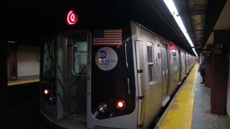 Q trains were delayed because of signal problems Thursday morning.