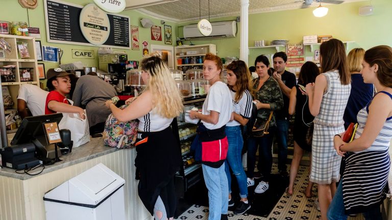 Magnolia Bakery on Bleecker Street in the West Village, Friday, June 1, 2018.