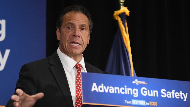 Gun control bills passed by New York lawmakers 2 Gov. Andrew Cuomo advocated for a package of gun control bills that was approved by state lawmakers Tuesday.