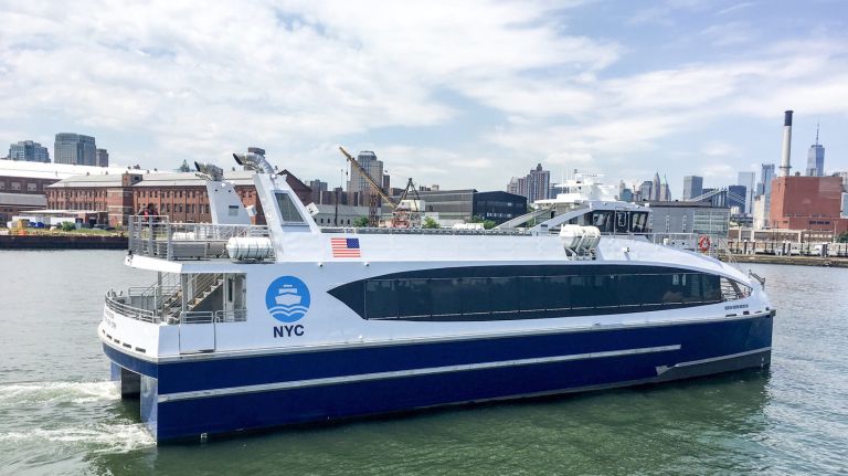 NYC Ferry’s new, bigger boat to set sail soon to satisfy ridership demand 2 The NYC Ferry's larger boat, the Ocean Queen Rockstar, is one of six 350-capacity vessels that will be introduced in the next two weeks due to higher customer demand.