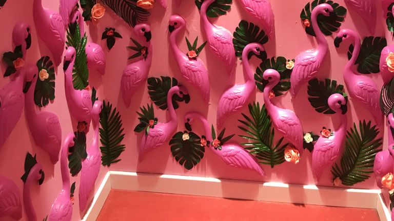 The Rosé Mansion merges wine history with Instagramable fun 16 The flamingo room.