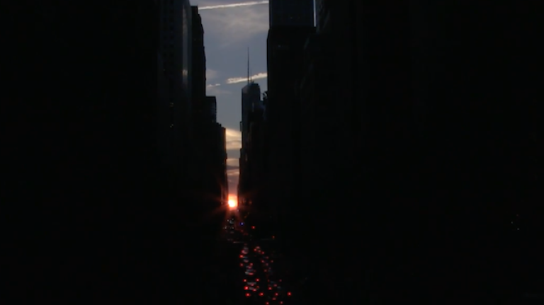 Manhattanhenge 2018: Stunning sunset in 35 seconds
