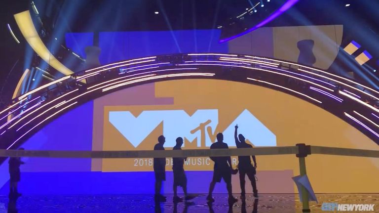 Organizers prep for MTV Video Music Awards
