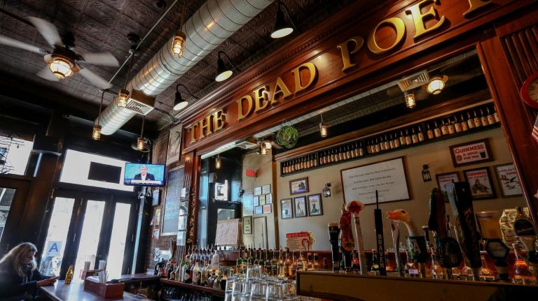 NYC happy hour: Where to find the cheapest drink deals 3 The Dead Poet at 450 Amsterdam Ave.