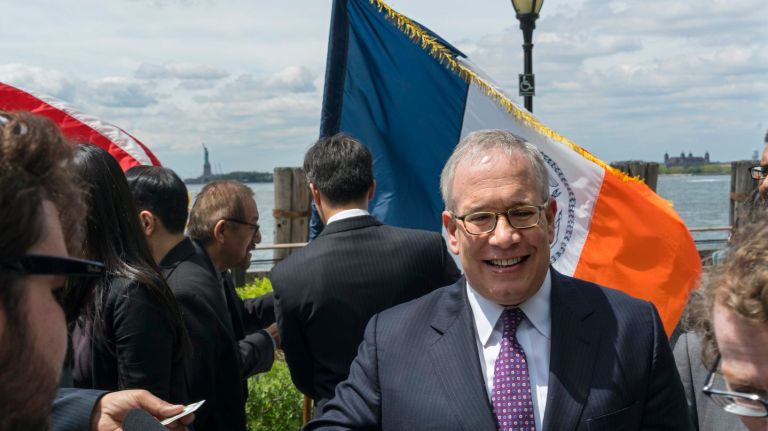 Comptroller Scott Stringer says unemployment hit a historic low in the city last quarter. 