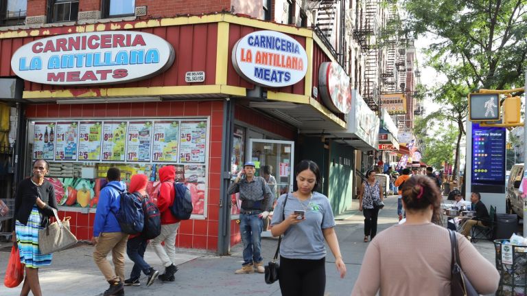 The corner of 179th Street and St. Nicholas Avenue in Washington Heights on Sept. 20.
